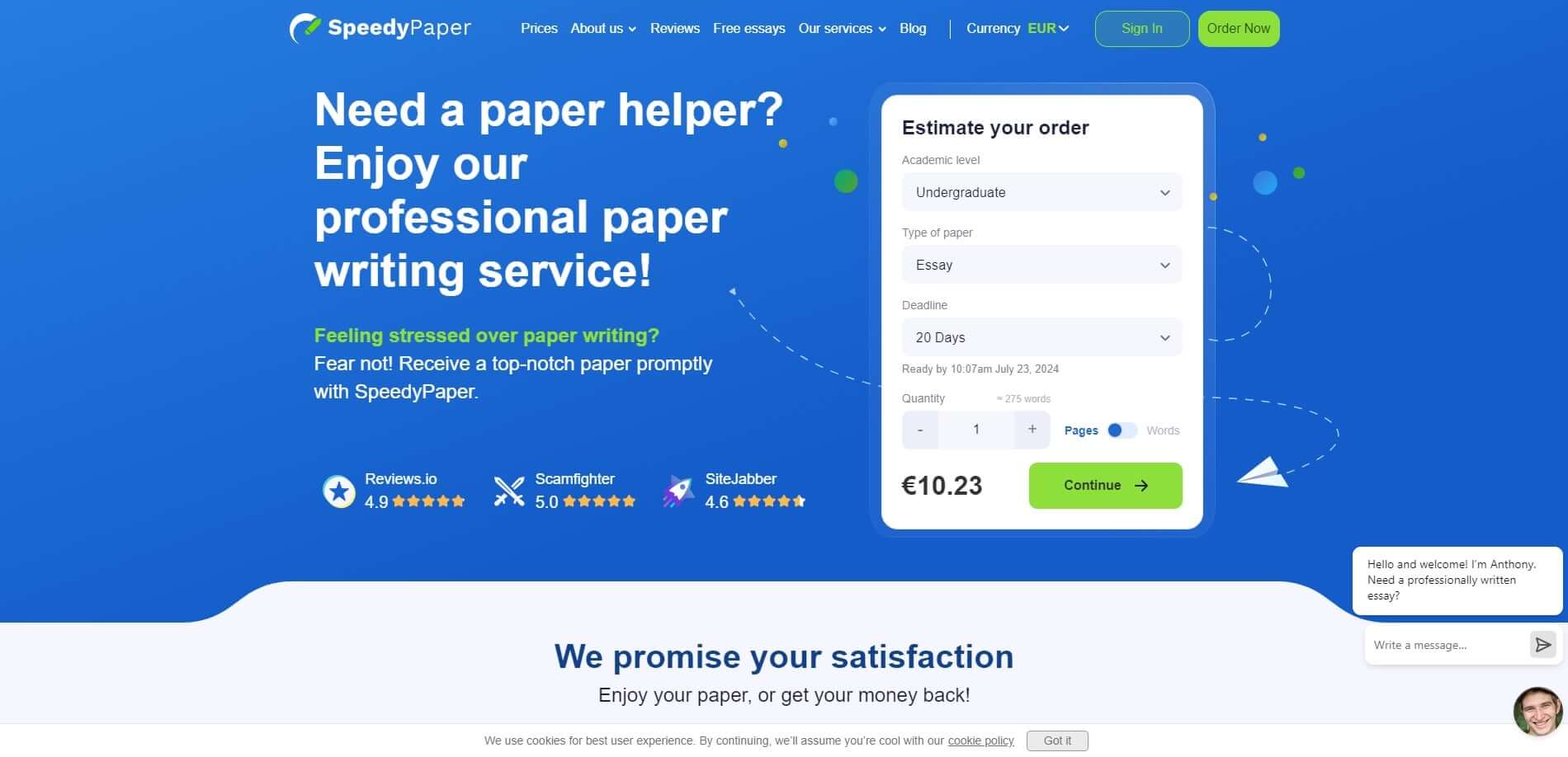 SpeedyPaper Review